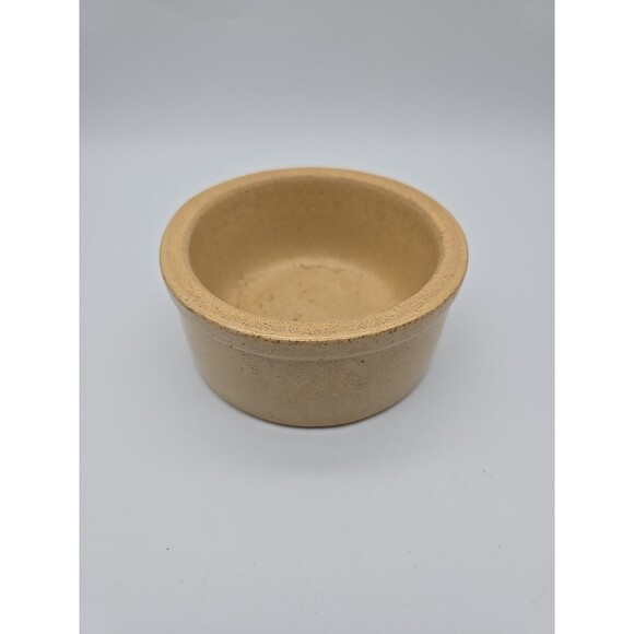Vintage RRP Roseville Pottery 6" Dog Pet Dish Crock Glazed Feeder Bowl #250-5" - Picture 1 of 10